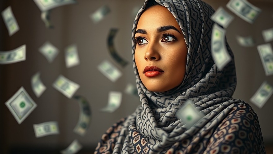 Confident woman in hijab symbolizes public accountability in Minnesota fraud scheme.