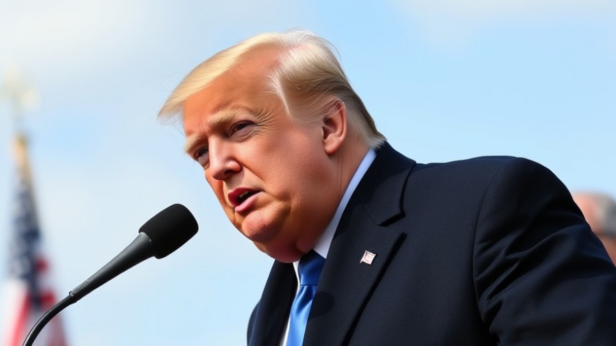 Trump discusses CIA action in Venezuela amidst a backdrop of flags.