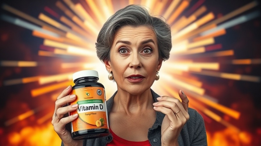 Middle-aged woman questioning vitamin D for seniors' mental wellness and sleep.