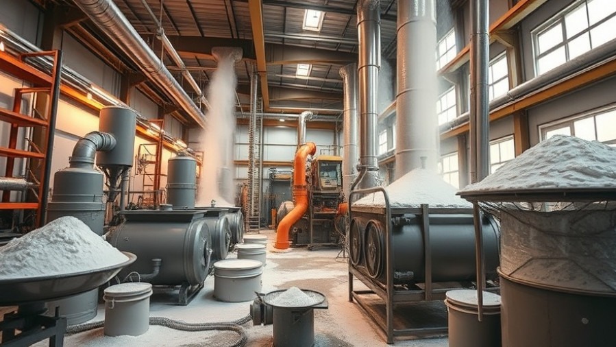 White powder production in a plant focused on cognitive health in aging.