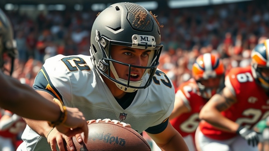 Montana Grizzlies player in action, showcasing intensity and skill in college football rivalry.