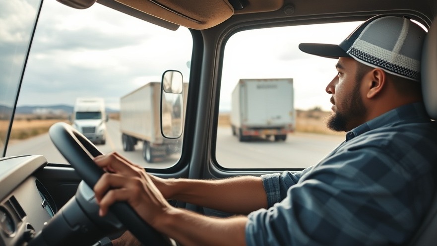 Mexican man driving a tractor trailer, reflecting Texas immigration policy news.