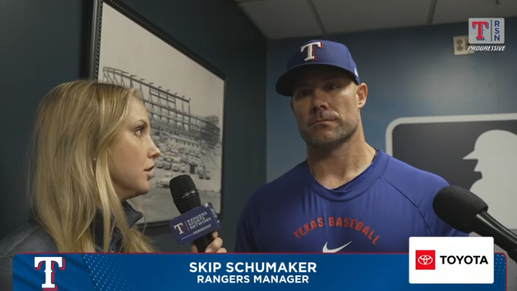 Jacob deGrom's Return interview with sports reporter and baseball coach.