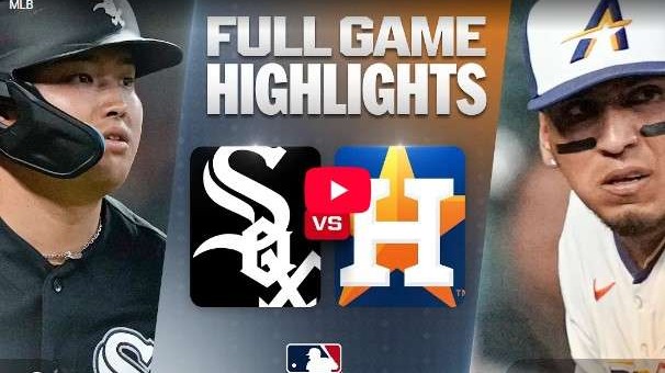 Exciting White Sox vs. Astros highlights graphic