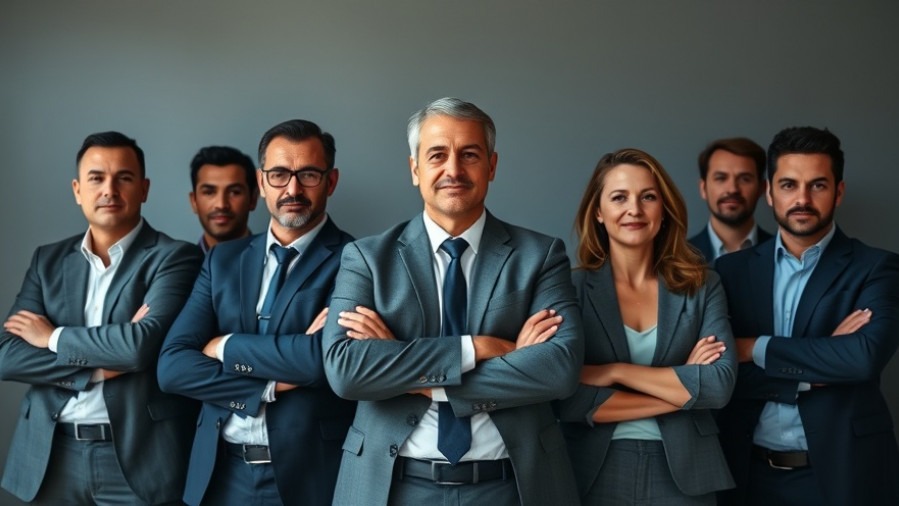 Business executives focused on innovative software solutions and leadership strategies.