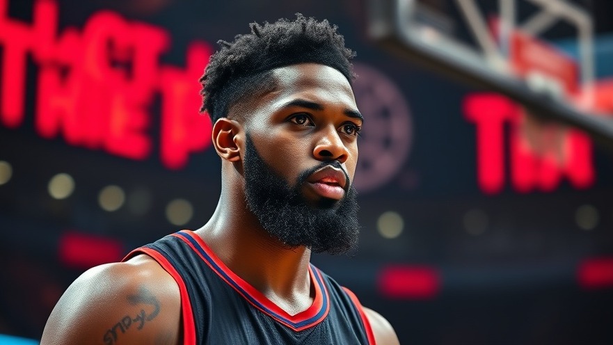 Focused Clippers athlete in game highlights NBA issues like sexual assault and athlete responsibility.