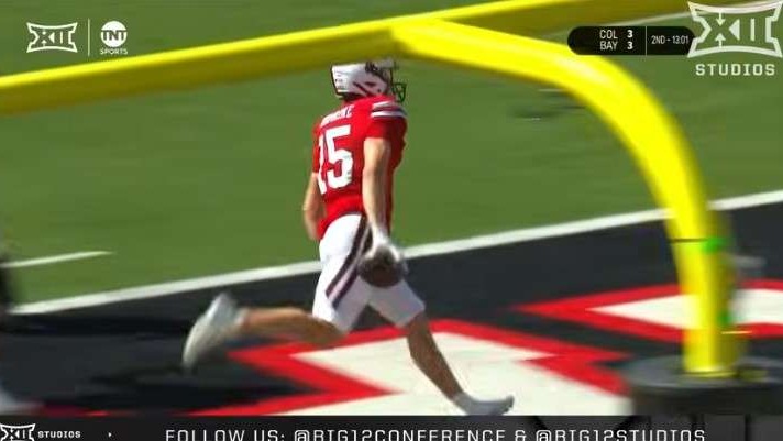 Texas Tech vs Sam Houston football action highlight.