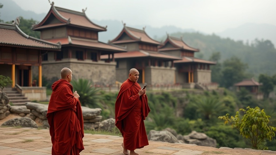 Buddhist monks in Thailand addressing celibacy violations and scandals.