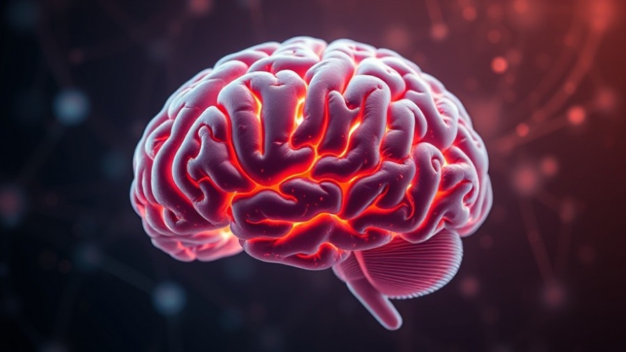 Conceptual image of a human brain symbolizing dementia prevention and Alzheimer's research in Texas.