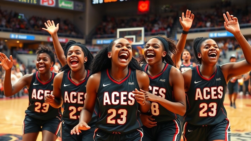 Ecstatic Chicago Sky players showcasing WNBA highlights, celebrating rookie performance in vibrant stadium.