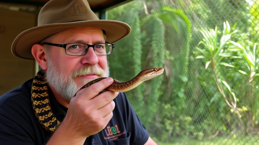 Ben Renick, key figure in the snake breeding community, amid domestic violence discussions.