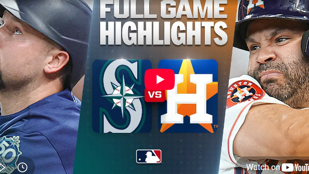 Astros Hall of Fame Night Highlights poster with rival players and team logos.