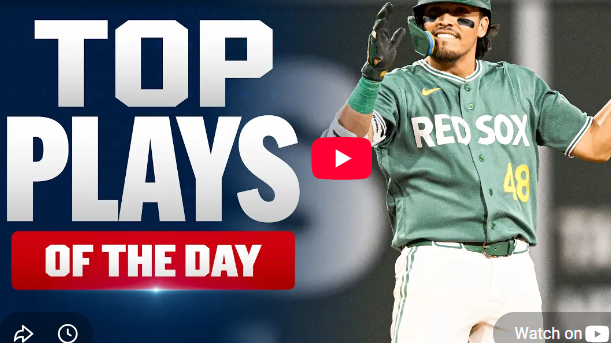 Red Sox player celebrating during a big game