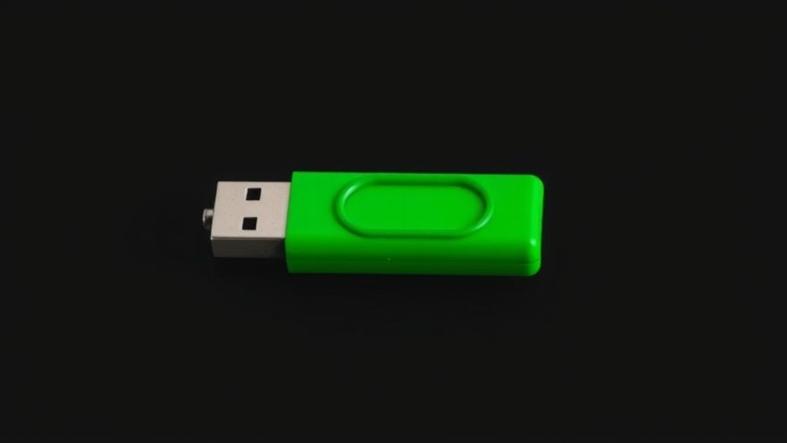 Thumb drive used for sharing Dallas news safety and community vigilance initiatives.