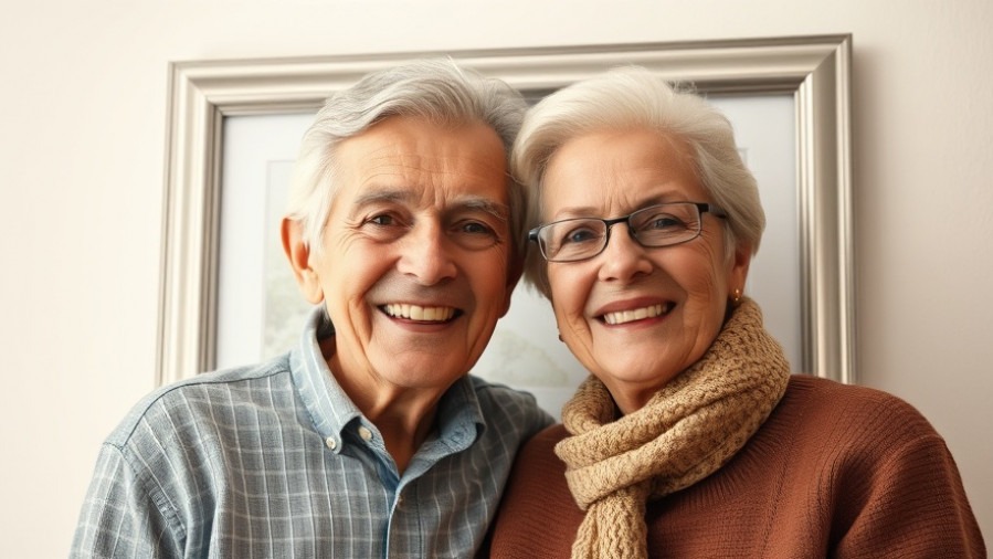 Elderly couple smiling in framed photograph, symbolizing community response to San Antonio crime reports.