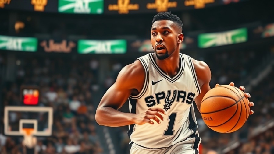 Victor Wembanyama showcasing NBA performances for the Spurs in action.