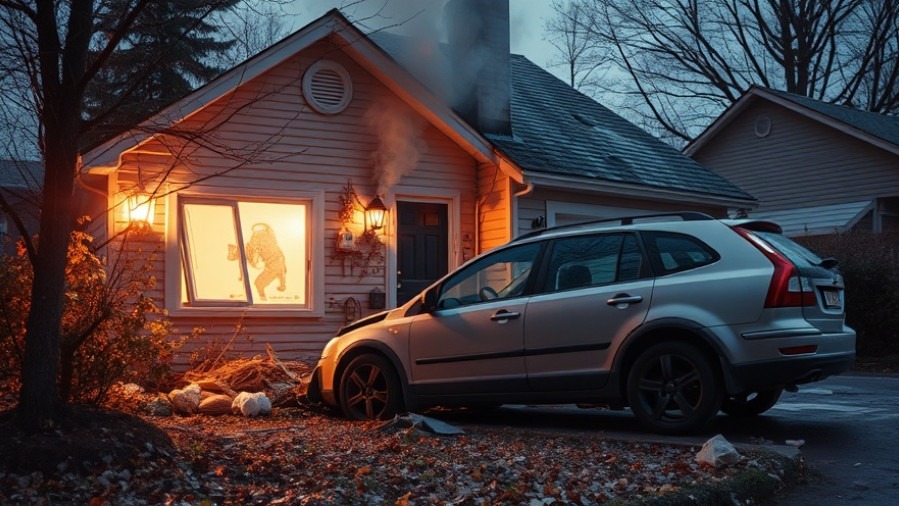 Car crashed into a house highlighting neighborhood safety issues in San Antonio public safety news.