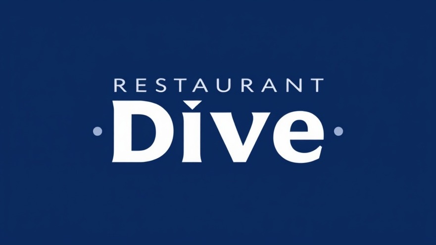 Minimalist Restaurant Dive logo, symbolizing Shipley Do-Nuts acquisition trends.