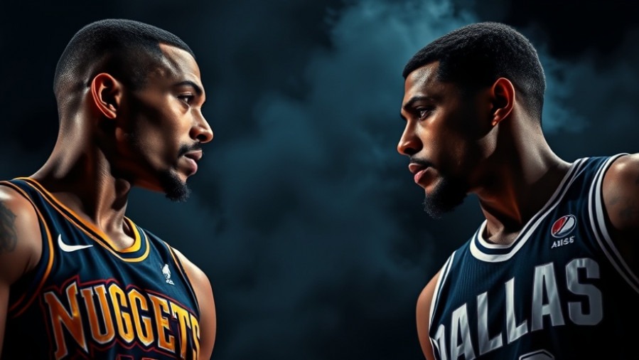 Intense NBA highlights showcasing Jokic and Anthony Davis facing off in a dramatic matchup.