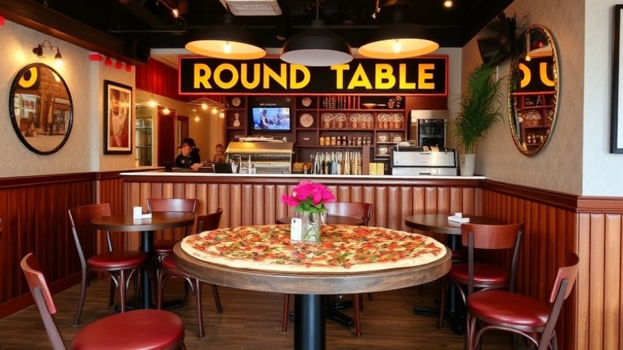 Round Table Pizza in Austin showcases the vibrant food scene in Austin.