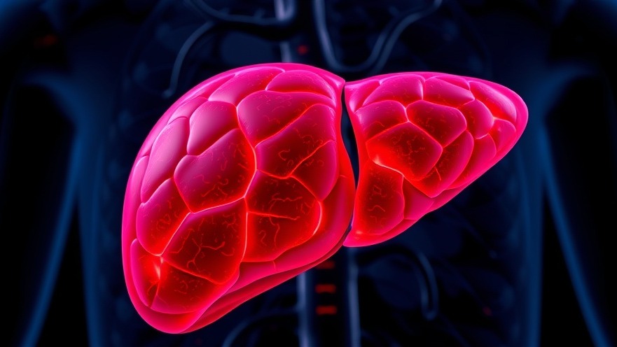 Human liver with liver health ingredients for a holistic health tips lifestyle