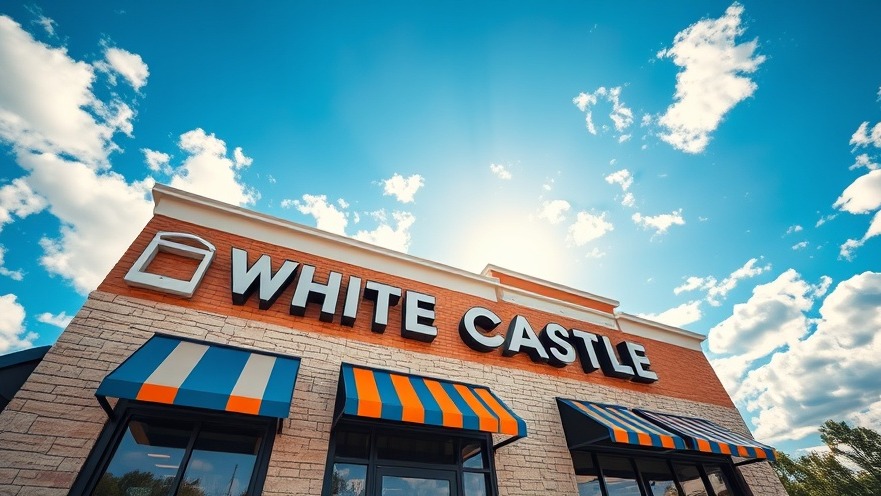 Modern White Castle restaurant symbolizing Dallas economic development and job growth.