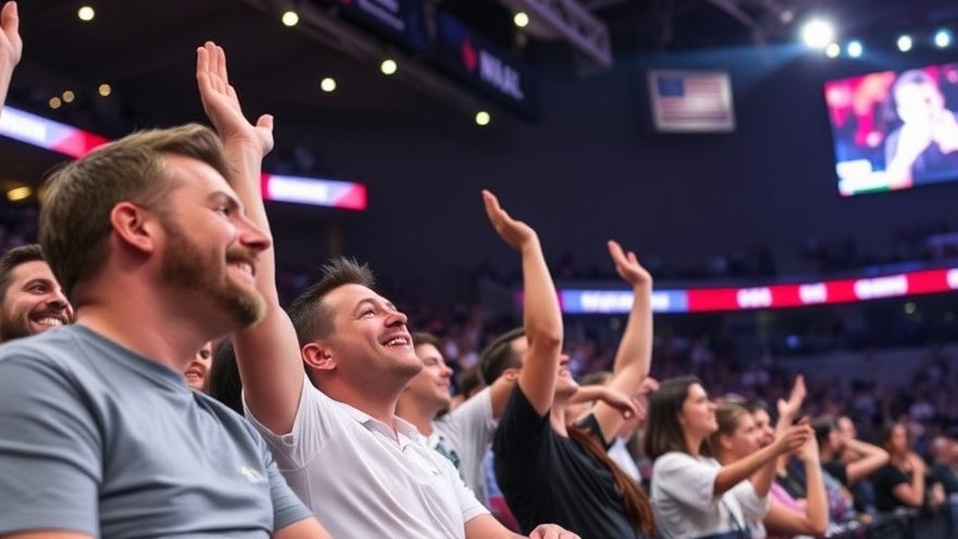 Cheering fans celebrate thrilling basketball moments in the arena.