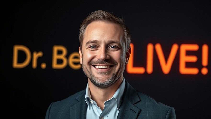 Professional male figure promoting health and wellness in Austin, vibrant studio lighting.