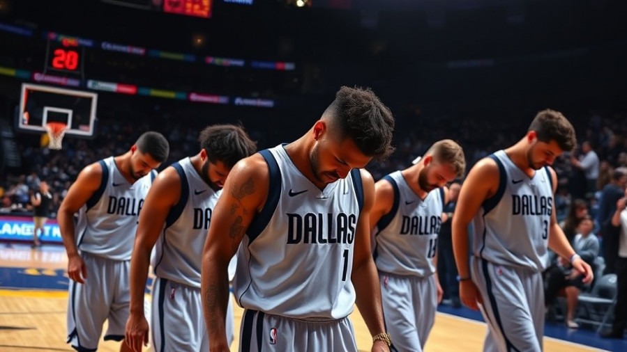 Dallas Mavericks players reflect post-game in an intense NBA season review.