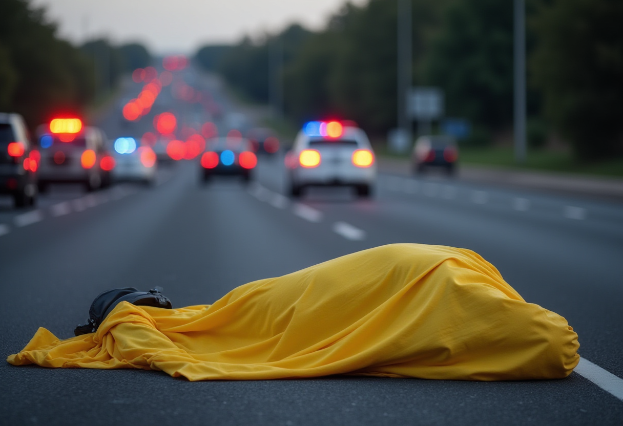 San Antonio police manage nighttime traffic accident scene.