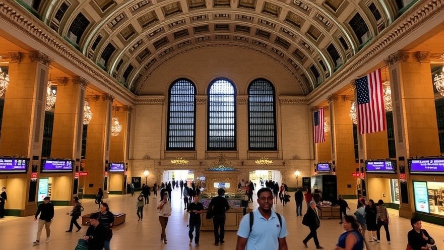 Interior view of Union Station renovations enhancing public transportation safety in Washington D.C.