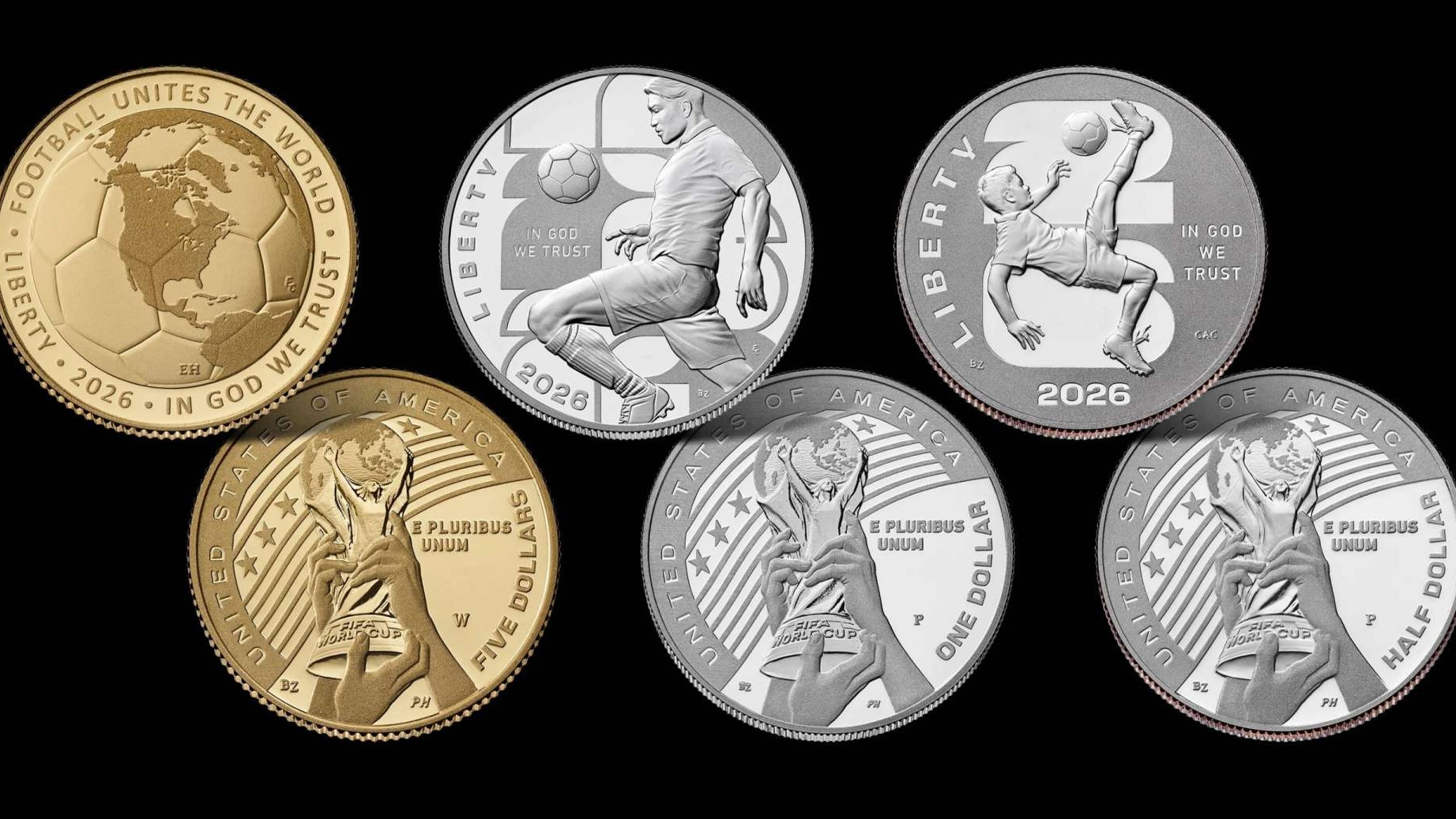 US Mint in Philadelphia strikes commemorative coins for 2026 FIFA World Cup