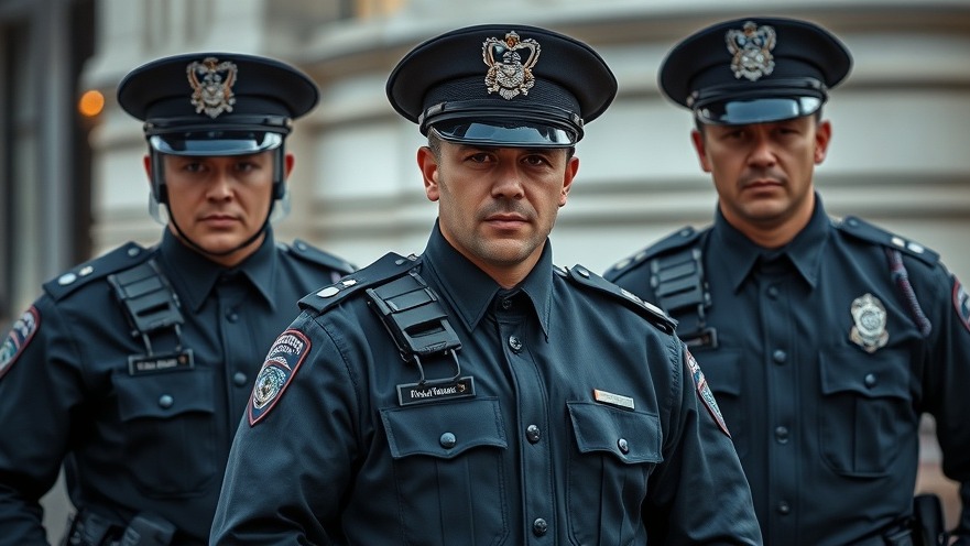 Stern-looking police officers featured in Austin crime reports.