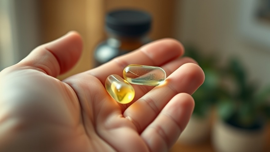 Close-up of omega-3 fatty acids capsules, showcasing their health benefits.