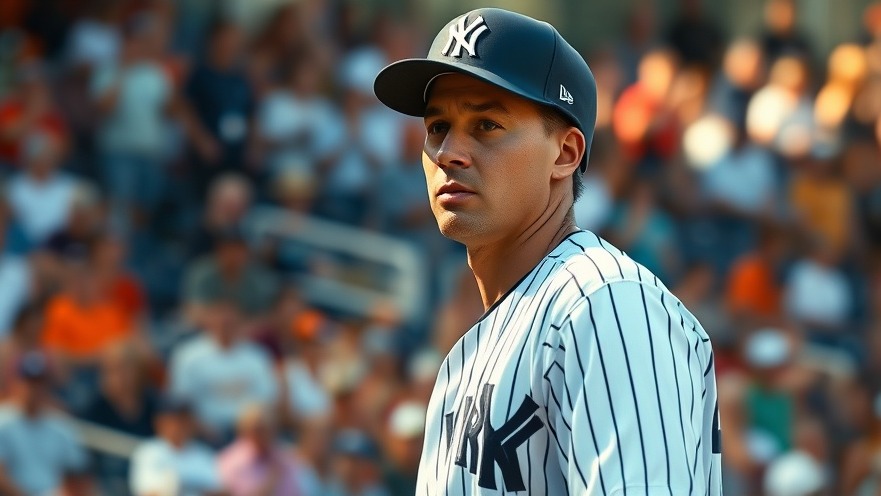 Baseball player in Yankees uniform exemplifying mental resilience in sports.