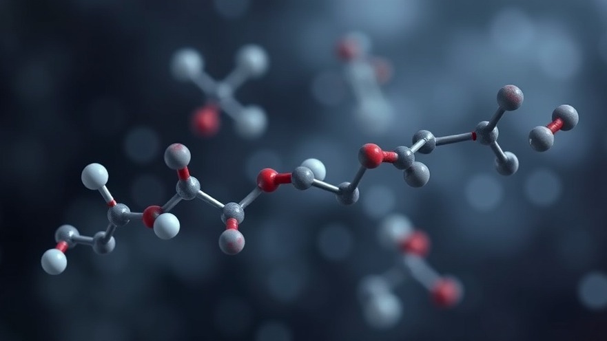 Conceptual image of amino acids for San Antonio health updates and wellness tips.