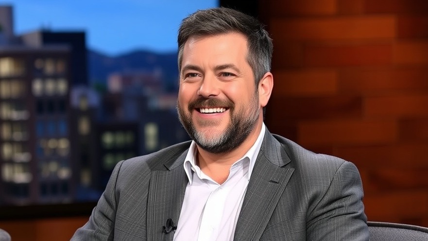 Bearded Jimmy Kimmel discussing comedy in politics and Melania Trump's response.