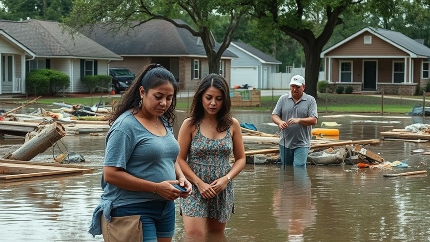 Texas community recovering from floods, showcasing resilience and collaboration.