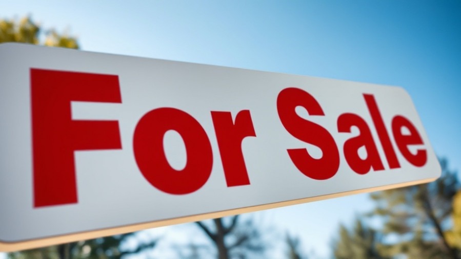 Photorealistic 'For Sale' sign highlights housing market trends in San Antonio.