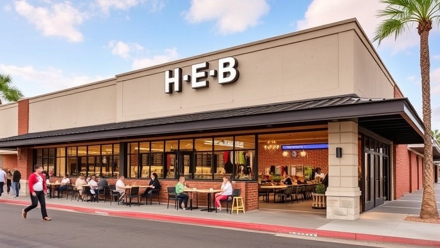 H-E-B's renovated Hancock Center store features True Texas BBQ and Meal Simple, enhancing community-focused grocery shopping.
