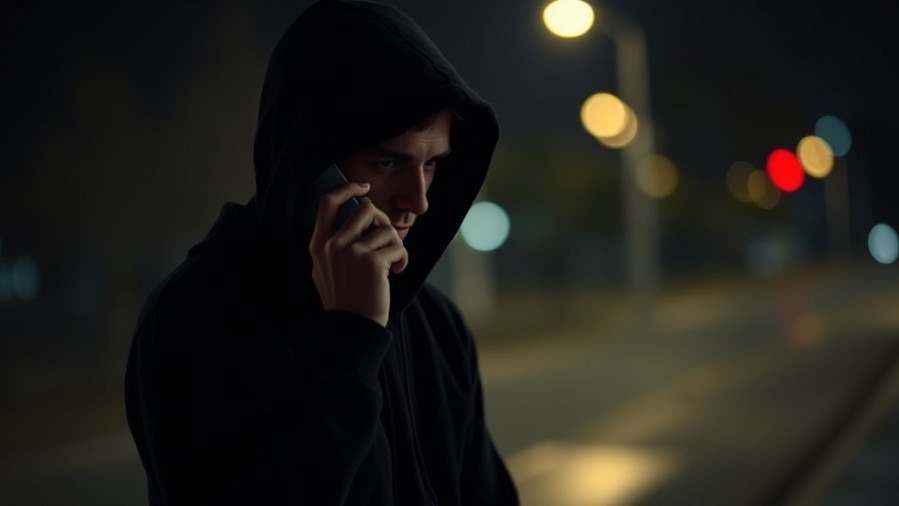 Suspicious person in hoodie illustrates Bitcoin scam and fraud awareness.