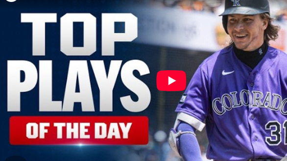 Inside-the-Park Home Runs feature image with player and 'Top Plays of the Day' text.