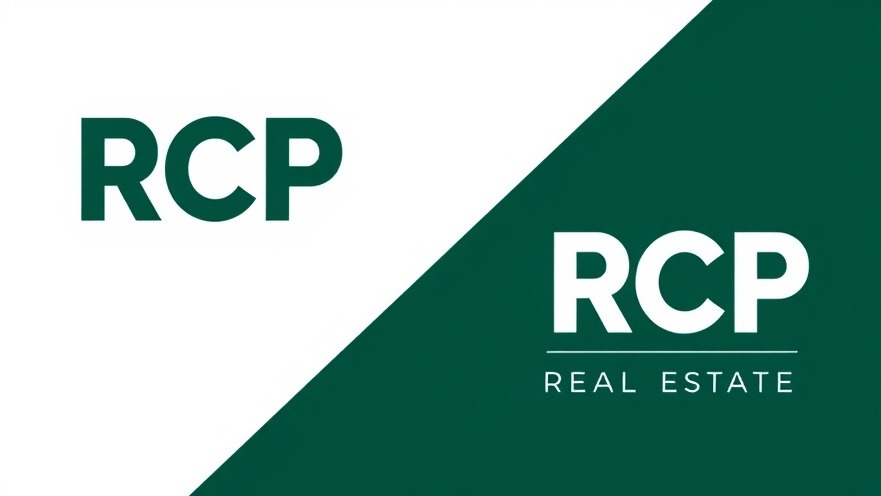 Elegant RCP logo for a Dallas real estate firm, highlighting investment opportunities.