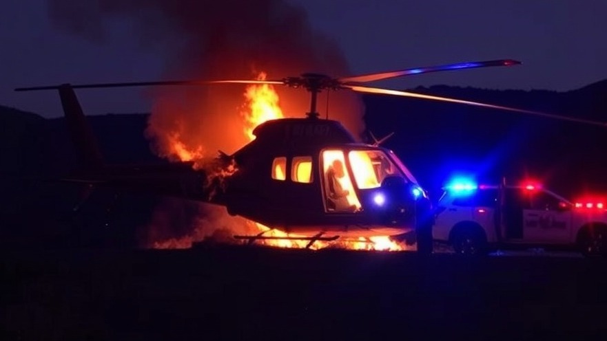 Arizona DPS crash: fiery helicopter incident during police operation in Flagstaff