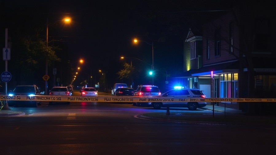 Nighttime crime scene highlighting community safety in Austin and recent Austin crime news.