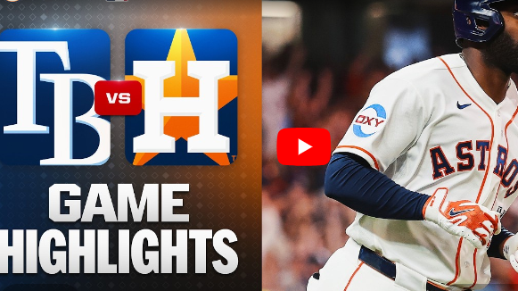 Houston Astros game highlights against Tampa Bay.