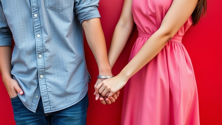 Charming couple intertwined, promoting women's health and emotional well-being.