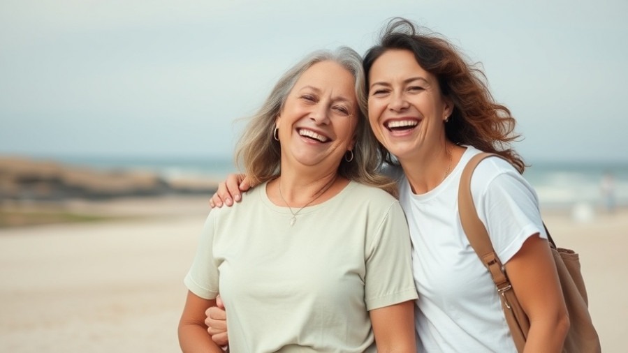 Happy women celebrating menopause treatment and women's health news.