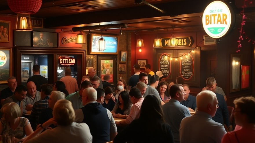 Crowded pub showcasing local business news Austin in vibrant Austin community.