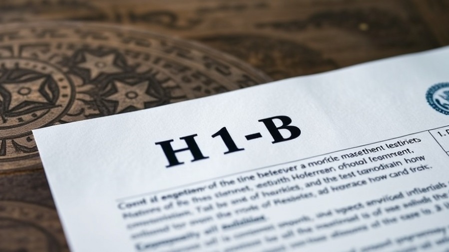 H1-B document representing immigration policy USA amidst national political news.